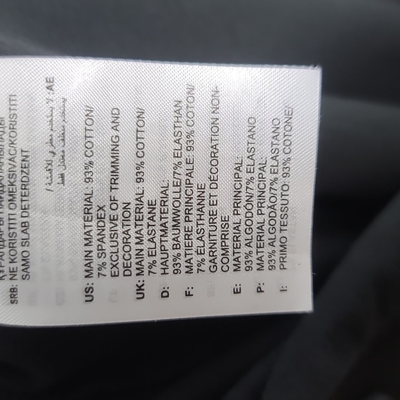 ADIDAS Black And Pink Logo Leggings with Multi Print Stripes Size XLarge - Picture 4 of 16